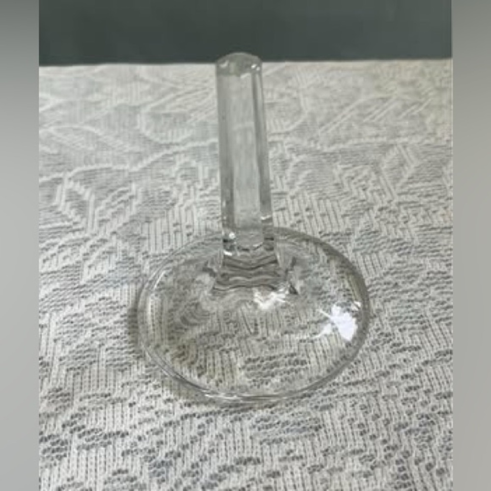 Vintage Glass Duratuff Ring Holder
